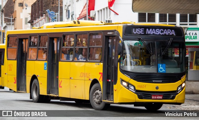 Gidion Transporte e Turismo 11801 na cidade de Joinville, Santa Catarina, Brasil, por Vinicius Petris. ID da foto: 9426338.