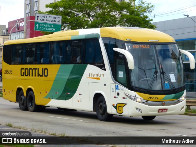 Empresa Gontijo de Transportes 21595 na cidade de Belo Horizonte, Minas Gerais, Brasil, por Matheus Adler. ID da foto: 9426023.