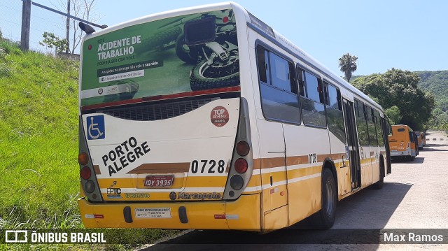Companhia Carris Porto-Alegrense 0728 na cidade de Porto Alegre, Rio Grande do Sul, Brasil, por Max Ramos. Número da foto: #9425031.