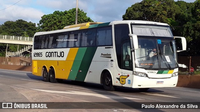 Empresa Gontijo de Transportes 12865 na cidade de Betim, Minas Gerais, Brasil, por Paulo Alexandre da Silva. ID da foto: 9426037.