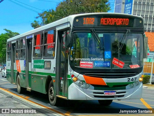 Auto Viação Veleiro 247 na cidade de Maceió, Alagoas, Brasil, por Jamysson Santana. ID da foto: 9425090.