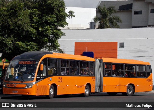 Expresso Azul JA699 na cidade de Curitiba, Paraná, Brasil, por Matheus Felipe. ID da foto: 9424861.