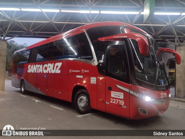Viação Santa Cruz 22719 na cidade de São Paulo, São Paulo, Brasil, por Sidney Santos. Número da foto: #9425042.