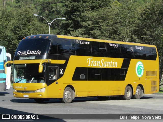 TranSantin JTGV66 na cidade de Temuco, Cautín, Araucanía, Chile, por Luis Felipe Nova Seitz. Número da foto: #9425103.