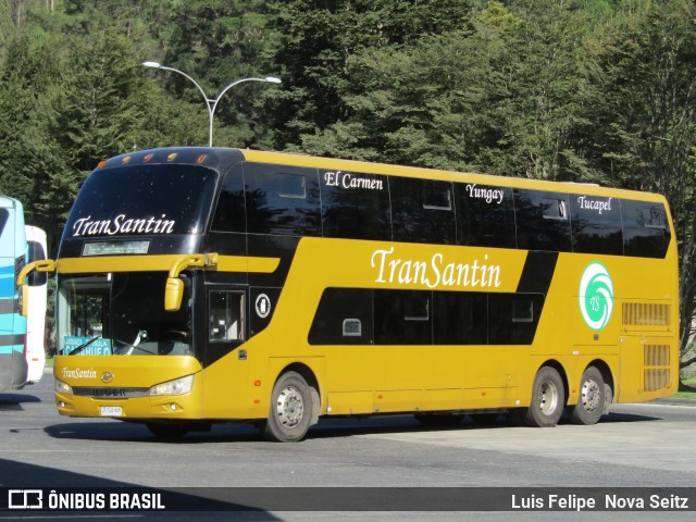 TranSantin JTGV66 na cidade de Temuco, Cautín, Araucanía, Chile, por Luis Felipe Nova Seitz. ID da foto: 9425103.