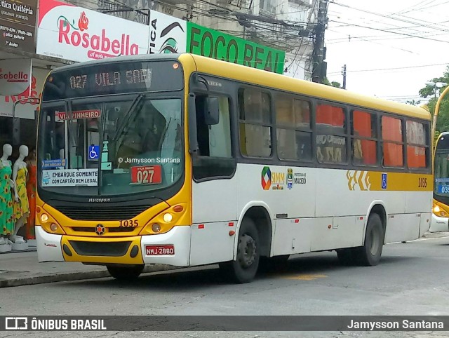 Viação Cidade de Maceió 1035 na cidade de Maceió, Alagoas, Brasil, por Jamysson Santana. Número da foto: #9425085.
