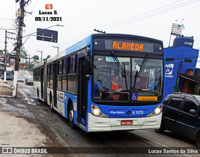 Viação Grajaú S.A. 6 1175 na cidade de São Paulo, São Paulo, Brasil, por Lucas Santos da Silva. Número da foto: #9454902.
