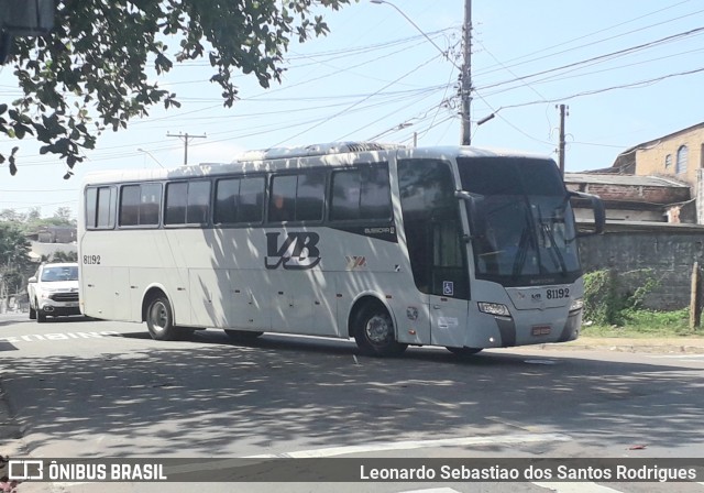 VB Transportes e Turismo 81192 na cidade de Campinas, São Paulo, Brasil, por Leonardo Sebastiao dos Santos Rodrigues. Número da foto: #9453649.