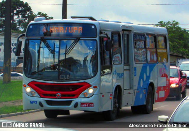 Viação Tindiquera M03 na cidade de Araucária, Paraná, Brasil, por Alessandro Fracaro Chibior. Número da foto: #9453431.