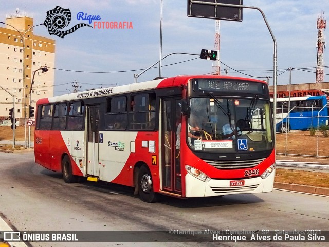 Expresso CampiBus 2248 na cidade de Campinas, São Paulo, Brasil, por Henrique Alves de Paula Silva. Número da foto: #9454309.