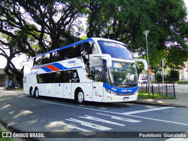 VUSC - Viação União Santa Cruz 4260 na cidade de Curitiba, Paraná, Brasil, por Paulobuss  Guaratuba. ID da foto: 9455051.