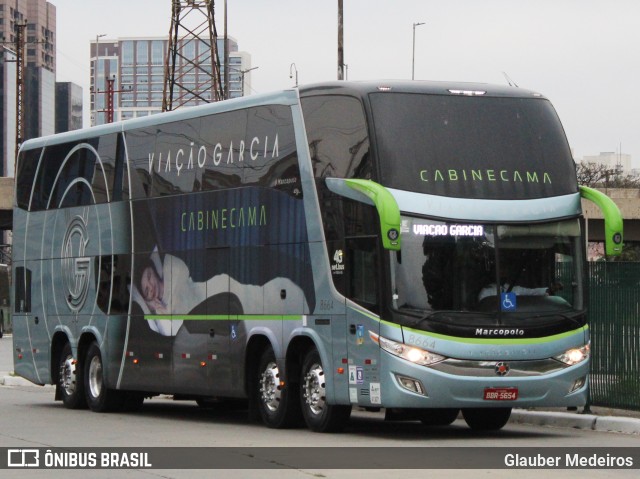 Viação Garcia 8664 na cidade de São Paulo, São Paulo, Brasil, por Glauber Medeiros. Número da foto: #9455690.