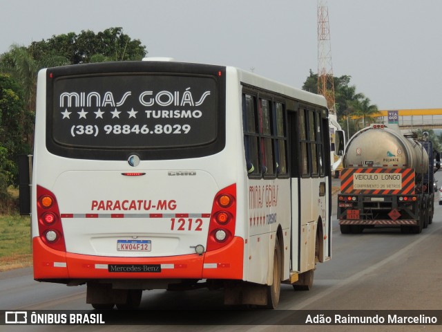 Minas Goiás Turismo 1212 na cidade de Paracatu, Minas Gerais, Brasil, por Adão Raimundo Marcelino. Número da foto: #9455835.