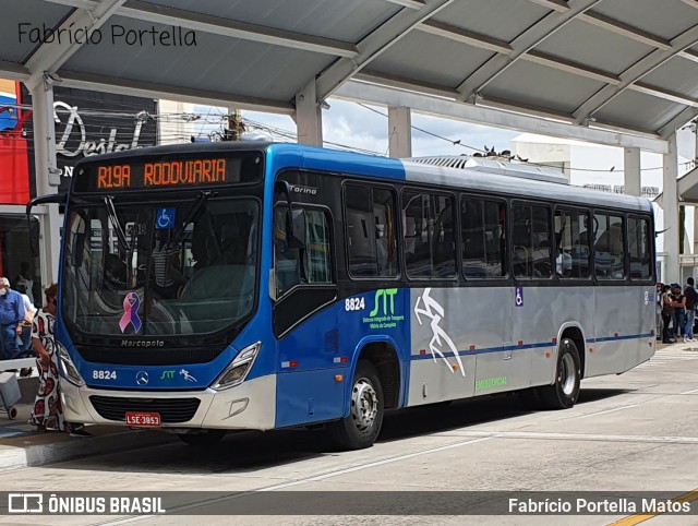 ATT - Atlântico Transportes e Turismo - Vitória da Conquista 8824 na cidade de Vitória da Conquista, Bahia, Brasil, por Fabrício Portella Matos. Número da foto: #9454090.