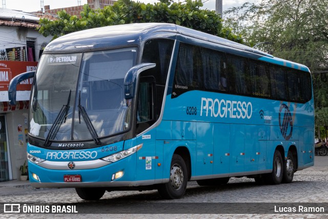 Auto Viação Progresso 6208 na cidade de Serra Talhada, Pernambuco, Brasil, por Lucas Ramon. ID da foto: 9454123.