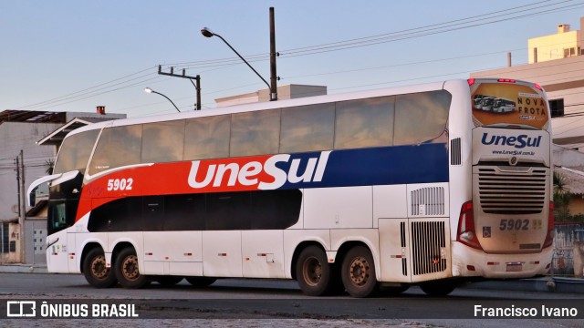 Unesul de Transportes 5902 na cidade de Balneário Camboriú, Santa Catarina, Brasil, por Francisco Ivano. Número da foto: #9458695.