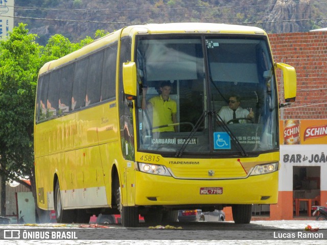 Viação Itapemirim 45815 na cidade de Serra Talhada, Pernambuco, Brasil, por Lucas Ramon. ID da foto: 9458244.