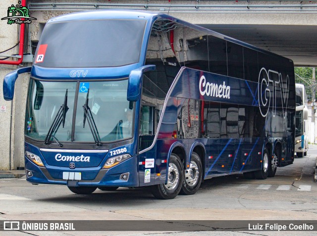 Viação Cometa 721300 na cidade de São Paulo, São Paulo, Brasil, por Luiz Felipe Coelho. ID da foto: 9456848.