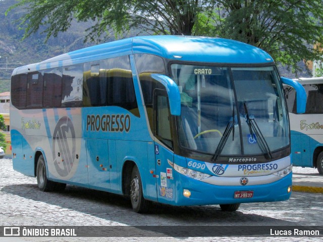 Auto Viação Progresso 6090 na cidade de Serra Talhada, Pernambuco, Brasil, por Lucas Ramon. ID da foto: 9458254.