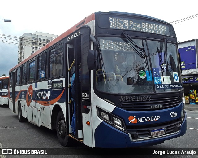 Viação Novacap C51622 na cidade de Rio de Janeiro, Rio de Janeiro, Brasil, por Jorge Lucas Araújo. ID da foto: 9461036.