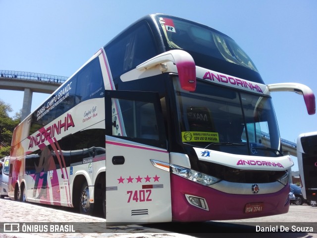 Empresa de Transportes Andorinha 7402 na cidade de Aparecida, São Paulo, Brasil, por Daniel De Souza. Número da foto: #9461777.