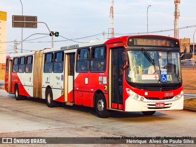 Itajaí Transportes Coletivos 2946 na cidade de Campinas, São Paulo, Brasil, por Henrique Alves de Paula Silva. Número da foto: #9460788.