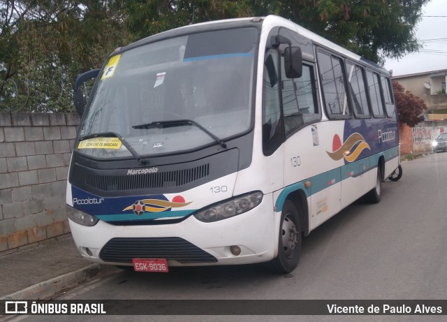 Piccolotur Transportes Turísticos 130 na cidade de Mairinque, São Paulo, Brasil, por Vicente de Paulo Alves. ID da foto: 9462102.