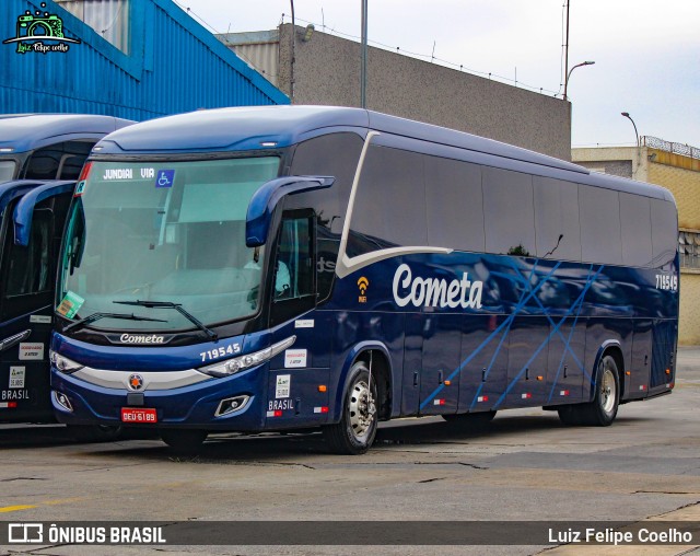 Viação Cometa 719545 na cidade de São Paulo, São Paulo, Brasil, por Luiz Felipe Coelho. ID da foto: 9459271.