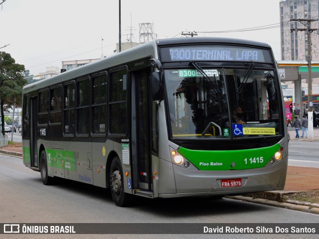 Viação Santa Brígida 1 1415 na cidade de São Paulo, São Paulo, Brasil, por David Roberto Silva Dos Santos. ID da foto: 9459780.