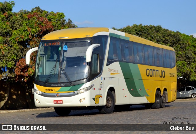 Empresa Gontijo de Transportes 18850 na cidade de Vitória da Conquista, Bahia, Brasil, por Cleber Bus. ID da foto: 9459123.