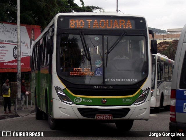 Tijuquinha - Auto Viação Tijuca C50163 na cidade de Rio de Janeiro, Rio de Janeiro, Brasil, por Jorge Gonçalves. ID da foto: 9461042.