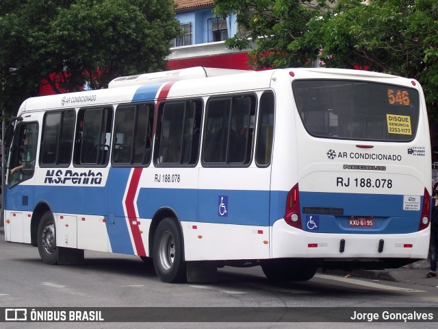 Viação Nossa Senhora da Penha RJ 188.078 na cidade de Rio de Janeiro, Rio de Janeiro, Brasil, por Jorge Gonçalves. Número da foto: #9461088.