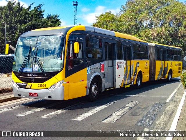 Transportes Capellini 23024 na cidade de Campinas, São Paulo, Brasil, por Henrique Alves de Paula Silva. ID da foto: 9459300.