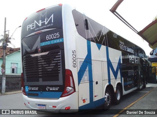 Empresa de Ônibus Nossa Senhora da Penha 60025 na cidade de Aparecida, São Paulo, Brasil, por Daniel De Souza. ID da foto: 9461714.