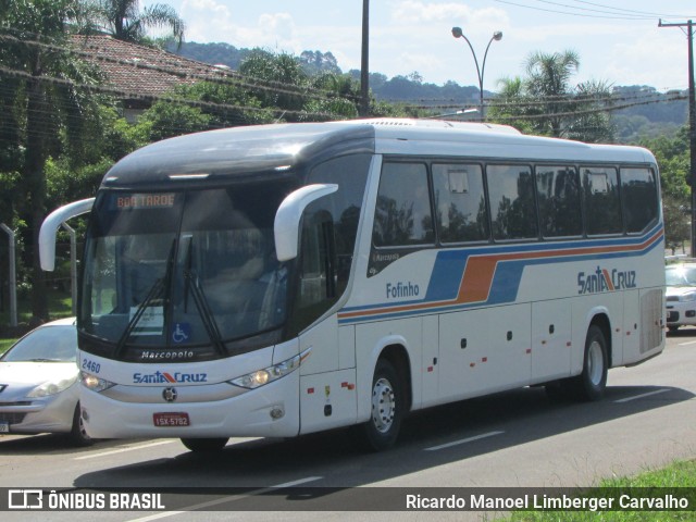 VUSC - Viação União Santa Cruz 2460 na cidade de Santa Cruz do Sul, Rio Grande do Sul, Brasil, por Ricardo Manoel Limberger Carvalho. Número da foto: #9460662.