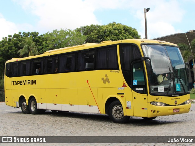 Viação Itapemirim 8817 na cidade de Fortaleza, Ceará, Brasil, por João Victor. Número da foto: #9462091.