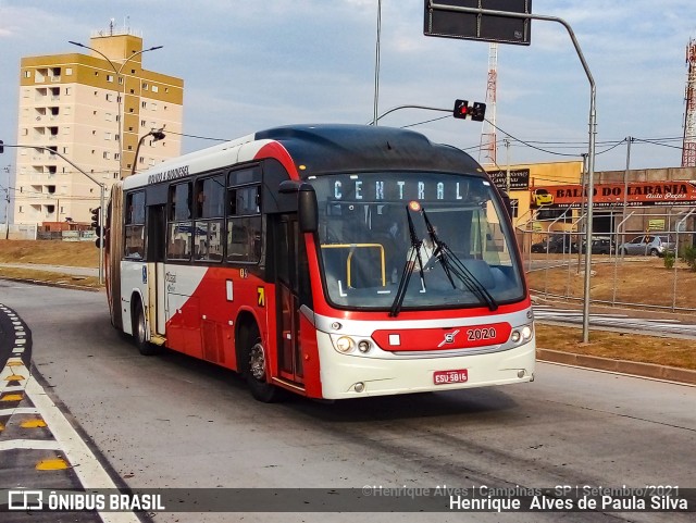 Itajaí Transportes Coletivos 2020 na cidade de Campinas, São Paulo, Brasil, por Henrique Alves de Paula Silva. ID da foto: 9460751.