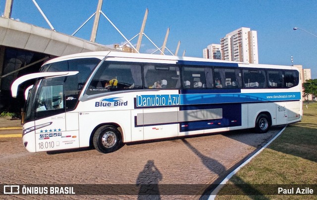 VIDA - Viação Danúbio Azul 18.010 na cidade de Jundiaí, São Paulo, Brasil, por Paul Azile. Número da foto: #9462012.