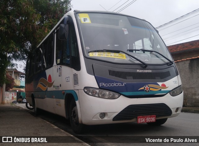 Piccolotur Transportes Turísticos 130 na cidade de Mairinque, São Paulo, Brasil, por Vicente de Paulo Alves. ID da foto: 9462118.