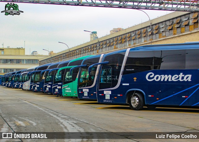 Viação Cometa 721520 na cidade de São Paulo, São Paulo, Brasil, por Luiz Felipe Coelho. ID da foto: 9459264.