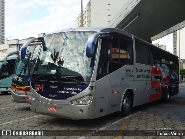 Transporte Coletivo Santa Maria 281 na cidade de Belo Horizonte, Minas Gerais, Brasil, por Lucas Vieira. ID da foto: 9459987.