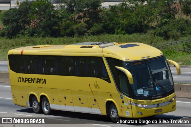 Viação Itapemirim 60079 na cidade de São José dos Campos, São Paulo, Brasil, por Jhonatan Diego da Silva Trevisan. ID da foto: 9462297.