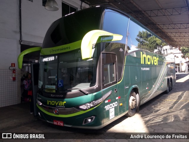 Expresso Inovar Turismo e Transportes 16000 na cidade de Ipatinga, Minas Gerais, Brasil, por André Lourenço de Freitas. ID da foto: 9465133.