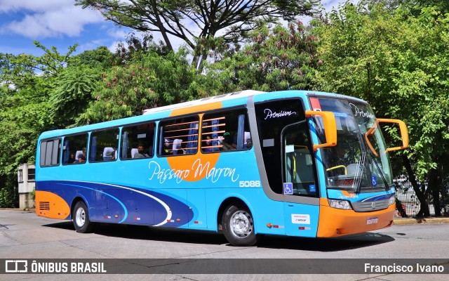 Empresa de Ônibus Pássaro Marron 5086 na cidade de São Paulo, São Paulo, Brasil, por Francisco Ivano. Número da foto: #9464772.