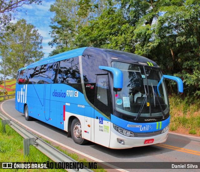 UTIL - União Transporte Interestadual de Luxo 9701 na cidade de São Lourenço, Minas Gerais, Brasil, por Daniel Silva. ID da foto: 9462609.