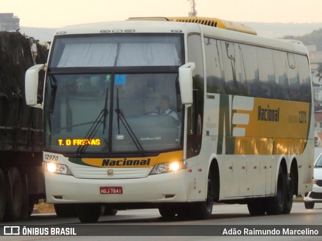 Viação Nacional 12970 na cidade de Paracatu, Minas Gerais, Brasil, por Adão Raimundo Marcelino. ID da foto: 9465151.