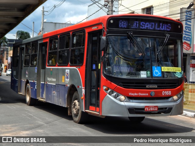 Viação Osasco 0168 na cidade de Santana de Parnaíba, São Paulo, Brasil, por Pedro Henrique Rodrigues . ID da foto: 9462685.