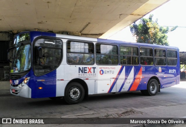 Next Mobilidade - ABC Sistema de Transporte 81.171 na cidade de Santo André, São Paulo, Brasil, por Marcos Souza De Oliveira. Número da foto: #9463756.