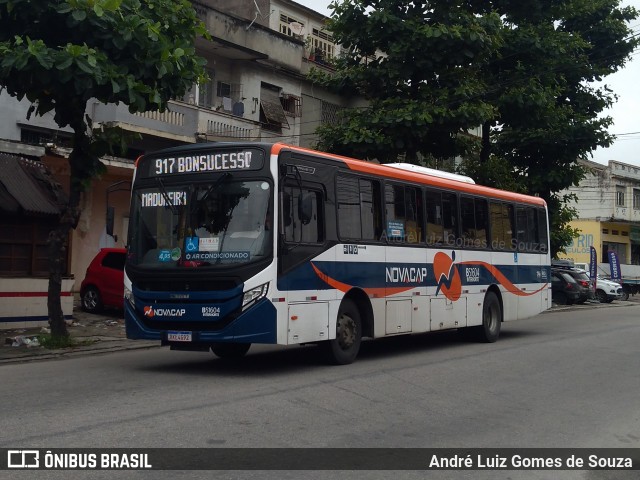 Viação Novacap B51604 na cidade de Rio de Janeiro, Rio de Janeiro, Brasil, por André Luiz Gomes de Souza. Número da foto: #9464273.