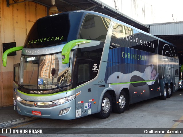 Viação Garcia 8664 na cidade de Sorocaba, São Paulo, Brasil, por Guilherme Arruda. Número da foto: #9464278.
